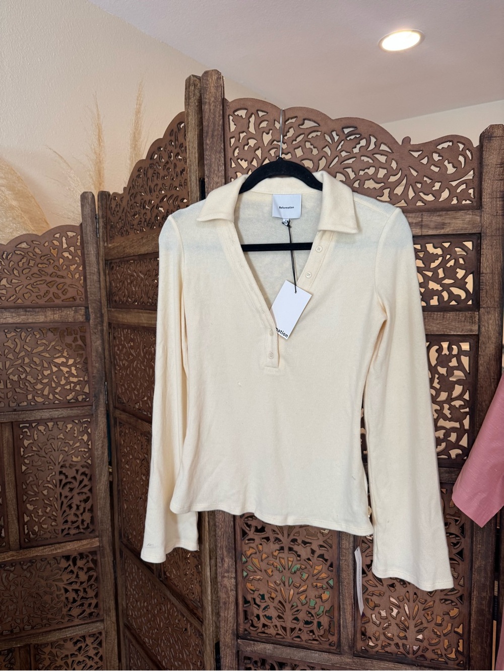 Reformation Paisley Knit Top NEW NWT - Picture 3 of 4